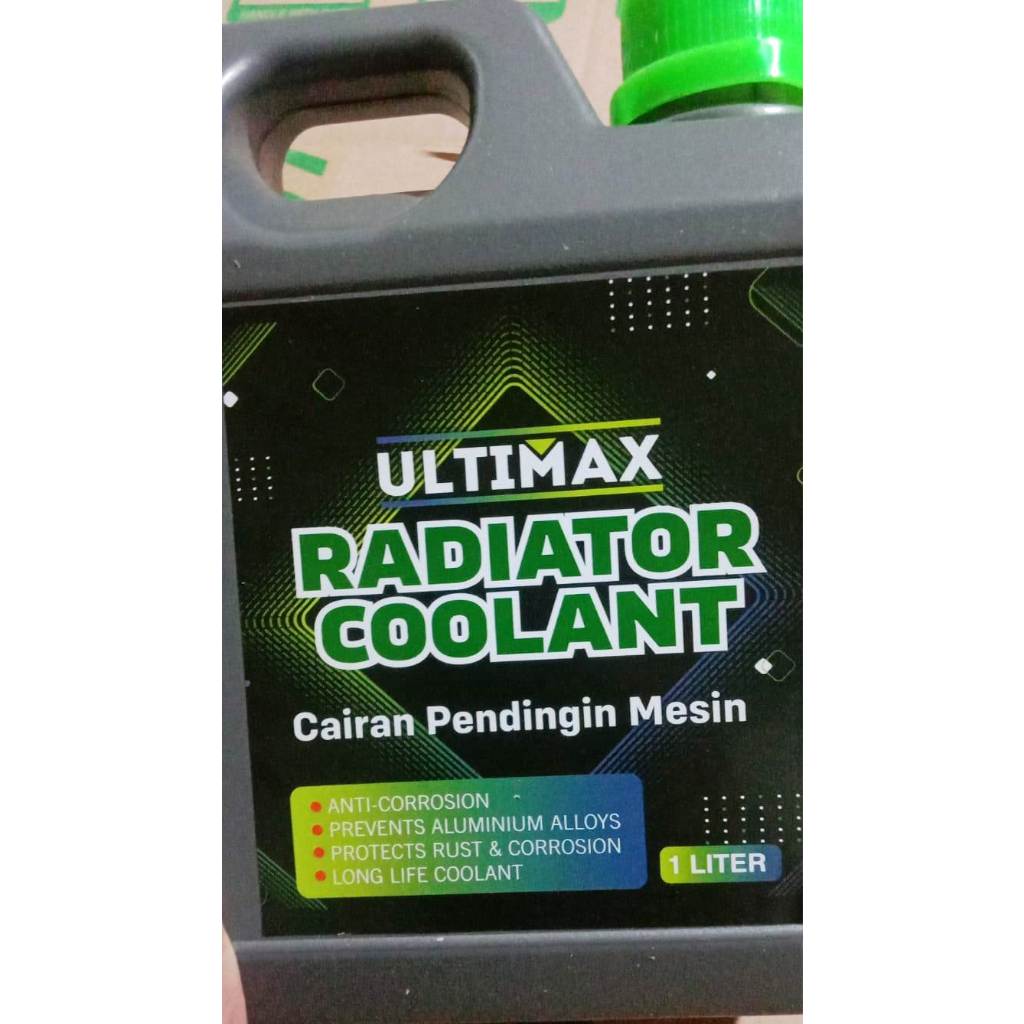Jual Air Radiator Engine Coolant 1 Liter Ultimax 1000ml Cairan Radiator ...