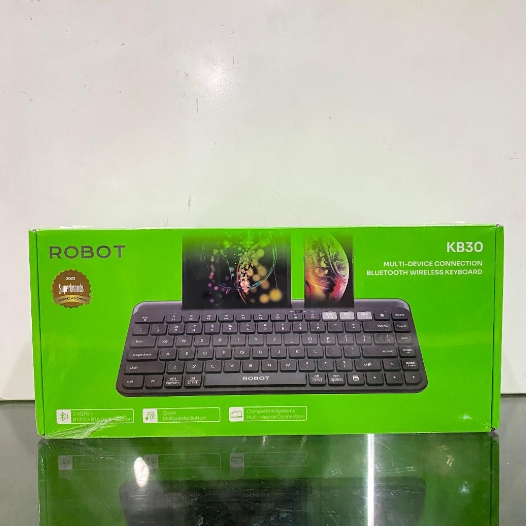 Jual ROBOT KB30 MULTI-DEVICE CONNEVTION BLUETOOTH WIRELESS KEYBOARD ...