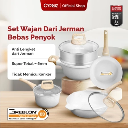 Cookware Set Granite Diecast