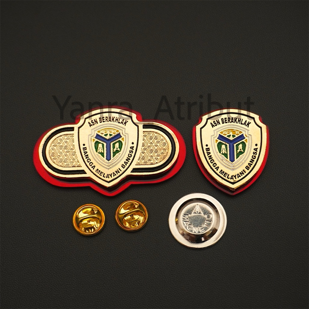 Jual Pin Asn Berakhlak / Brivet Asn Kab. Batanghari / Brevet Asn Pns ...