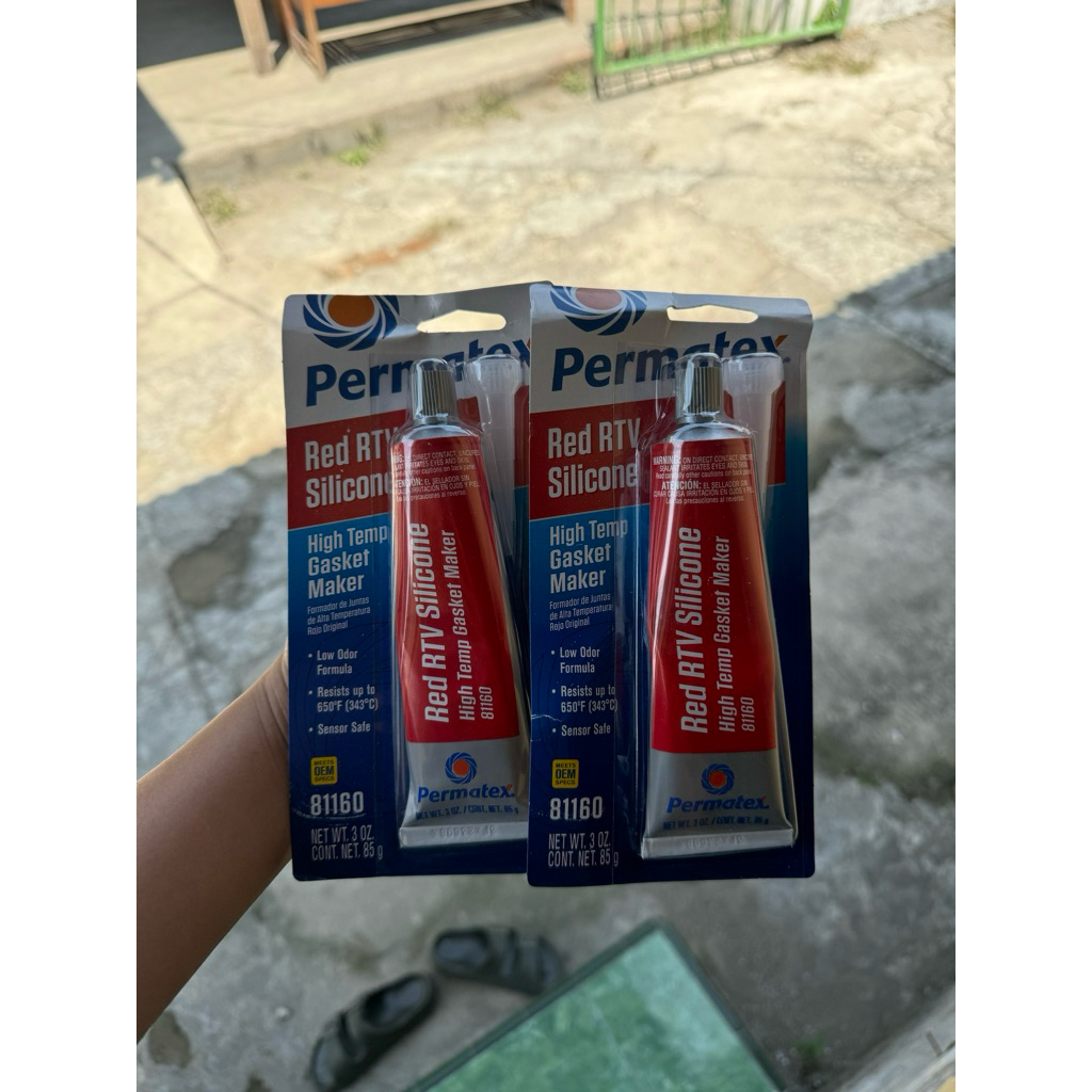 Jual Lem Permatex Red RTV dan Ultra Blue 85 Gram Lem Gasket Permatex ...