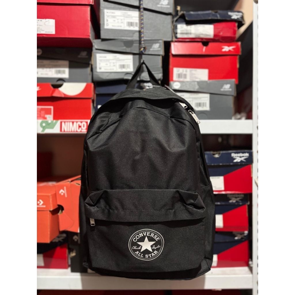 Jual Converse Chuck Patch Backpack Black | Shopee Indonesia