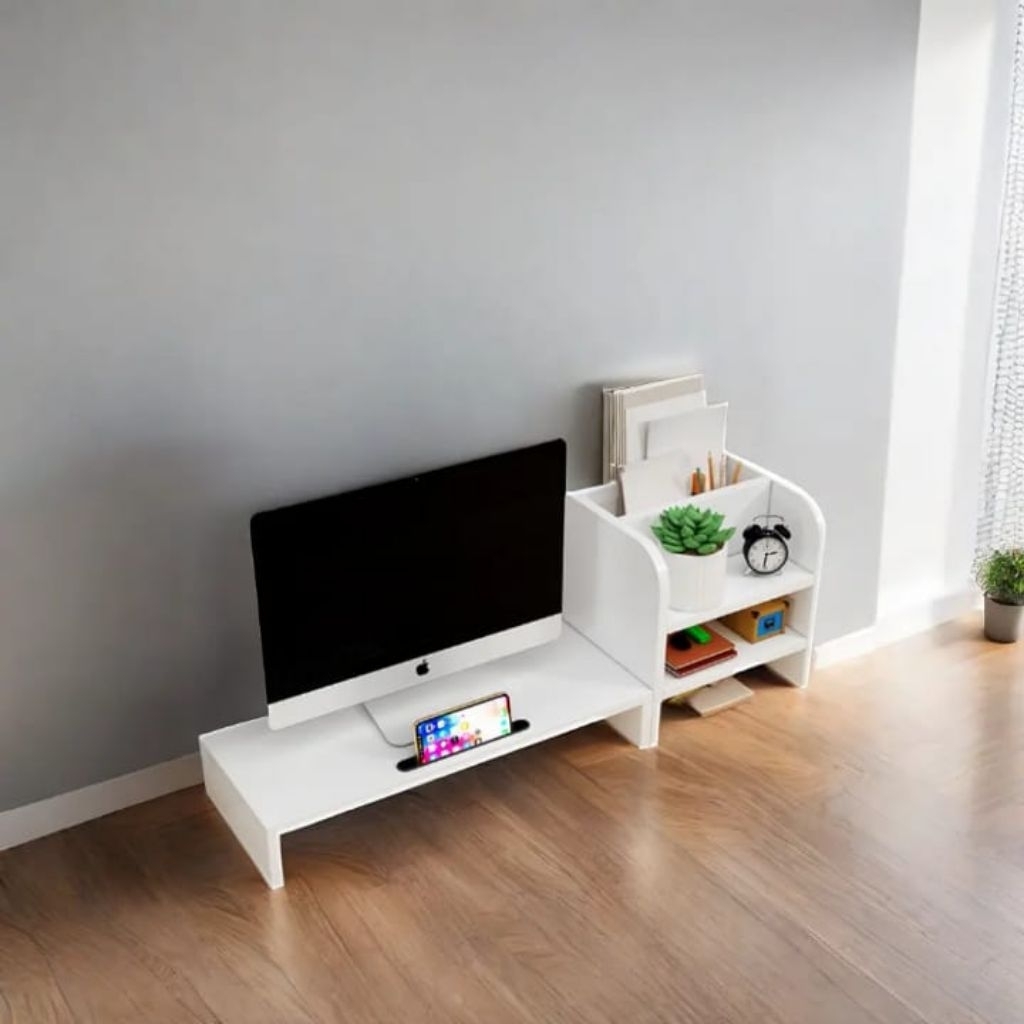 Jual RAK MONITOR , STAND MONITOR 80x20 | Shopee Indonesia