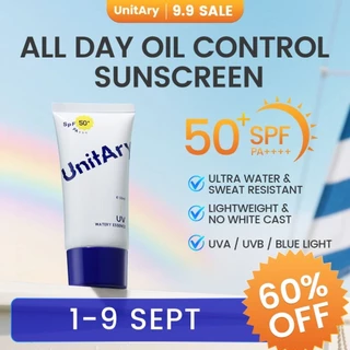 [Kulit Berminyak][IN VIVO & NON COMEDOGENIC TESTED]Unitary UV Watery Essence SPF 50+ PA+++ 50ml Kontrol Minyak Mudah Diserap Facial Wajah No White Cast[IN VIVO & NON COMEDOGENIC TESTED]BPOM