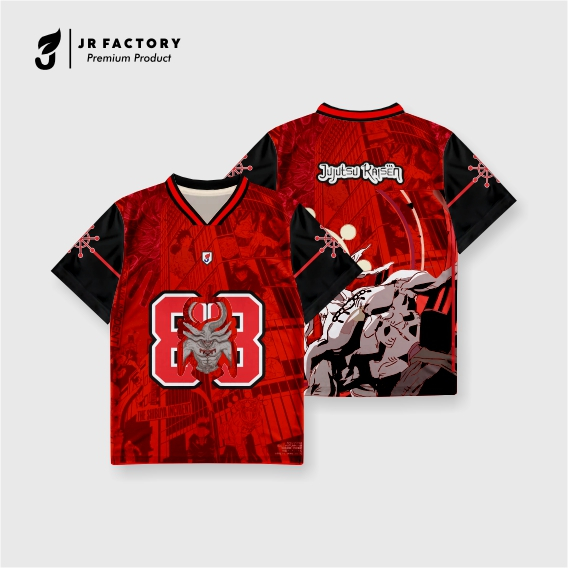 Jual JR FACTORY Baju Jersey Dewasa Unisex Streetwear Oversize Number ...