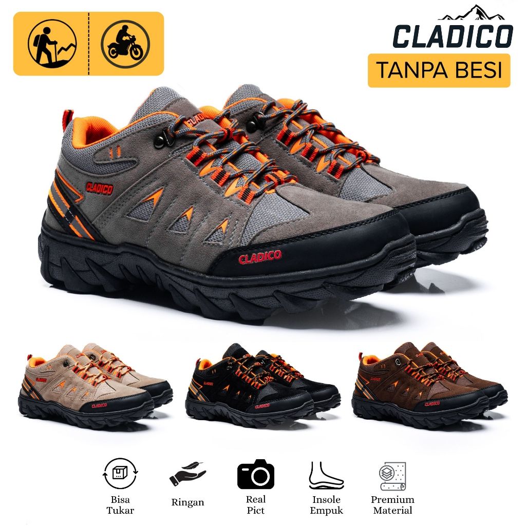 Jual Sepatu Pria Wanita Unisex Shoes Boots Hiking Gunung Muncak Riding ...