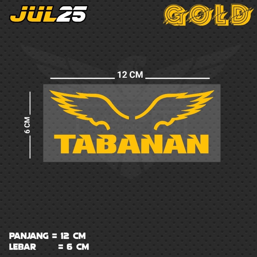 Jual STIKER CUTTING TULISAN TABANAN / JUL25 BLI | Shopee Indonesia