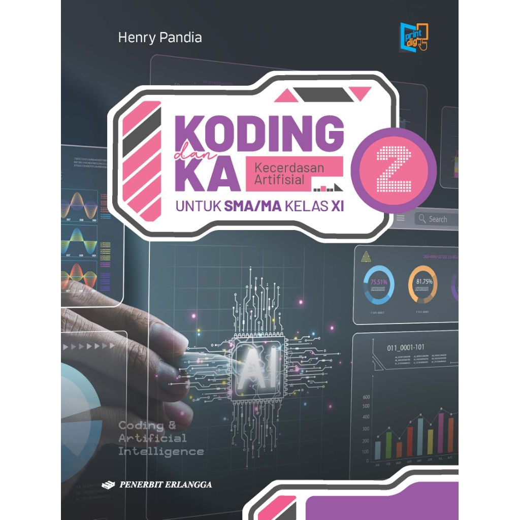 Jual BUKU KODING DAN KA KECERDASAN ARTIFISIAL KELAS 2 11 XI SMA SMK ...