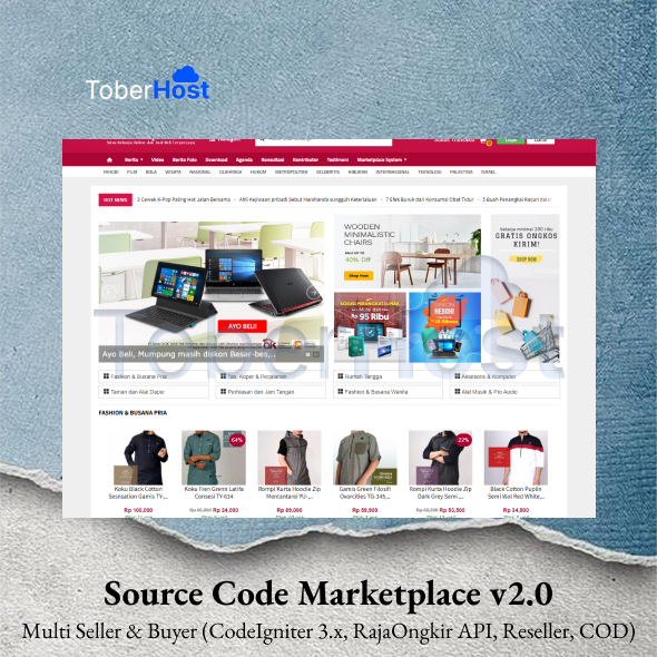 Jual Source Code Marketplace v2.0 – Multi Seller & Buyer (CodeIgniter 3 ...