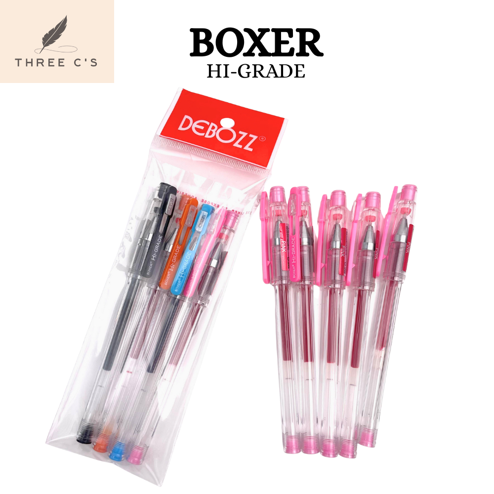 Jual XG Hi-Grade Ballpoint Boxer 0.28mm Gel Pen Pulpen Enak Warna Warni ...