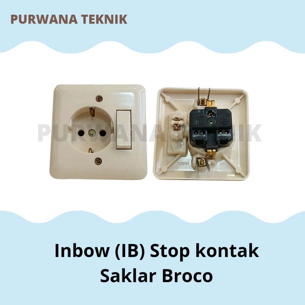 Jual Inbow IB Stop Kontak Saklar Engkel Broco Original Cream Inbow ...