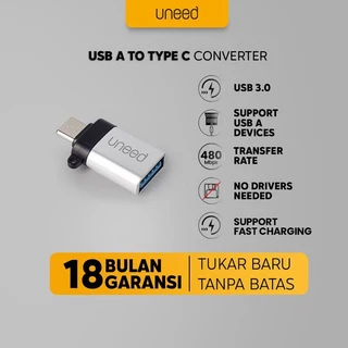 Uneed Zinc Alloy USB 3.0 OTG Adapter Type C - UAT03AC
