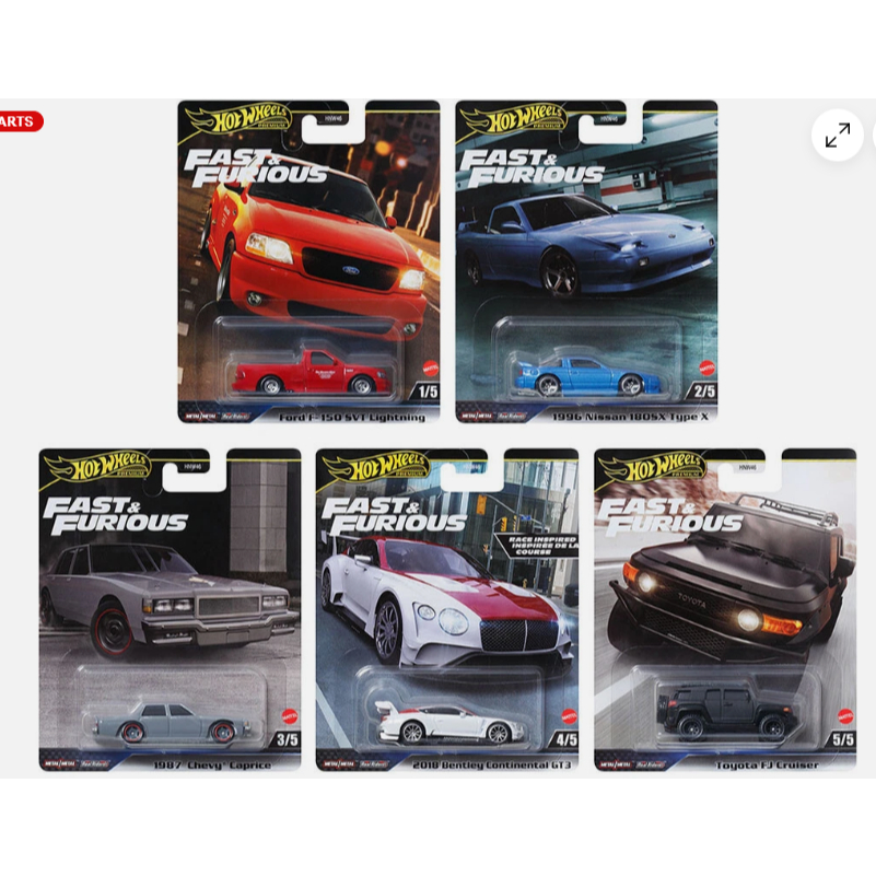 Voiture Miniature Hot Wheels Premium Fast & Furious #5 - Toyota GR Supra 2021 - NEUVE