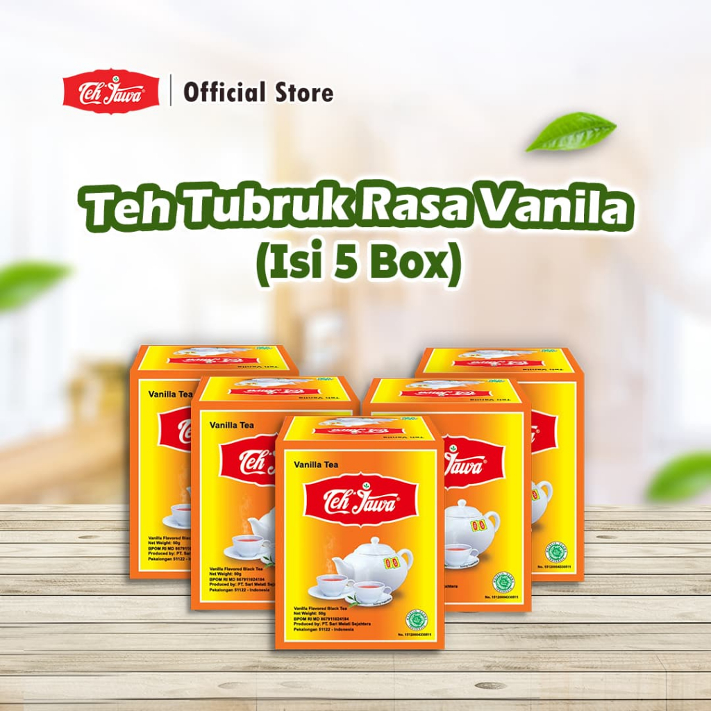 Jual Teh Jawa SBY - Jawa Rasa Vanilla per 5 Pcs (50g) | Shopee Indonesia