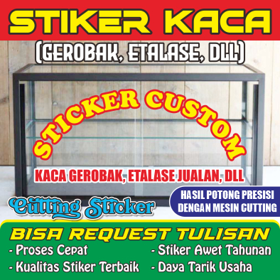 Jual Cutting Sticker Custom Nama, Branding Toko, Warung, UMKM | Shopee ...
