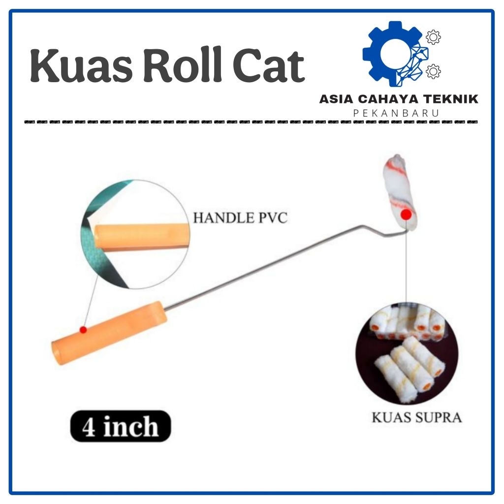 Jual Kuas Roll 4 Inch Koas Cat Tembok Kuas Roll 4