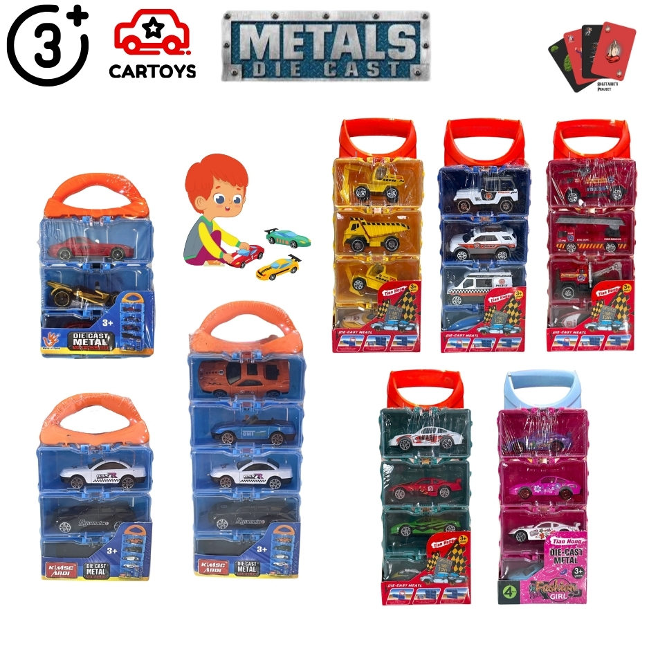 Jual Set Mainan Paket Mobil Diecast Metal Gift Pack 3 Pcs [TERMASUK ...