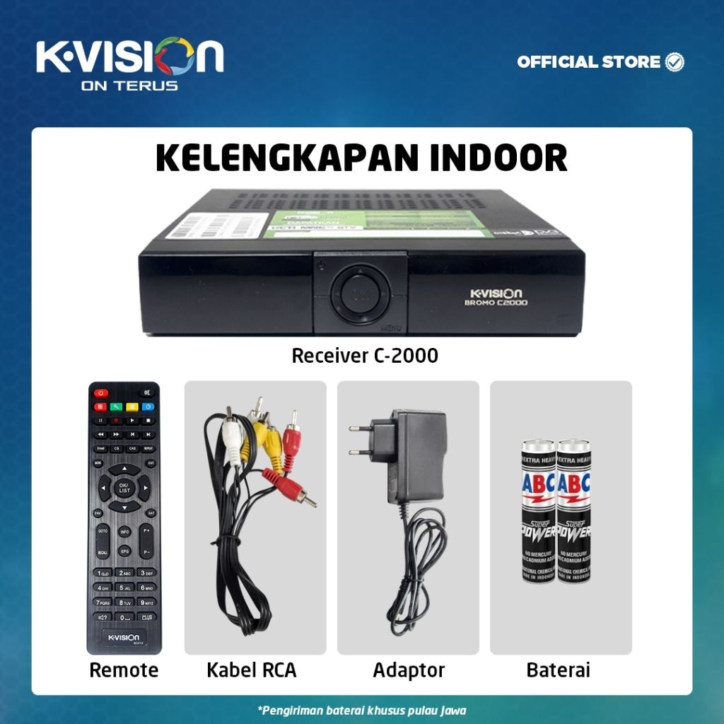 Jual K-Vision KU Band Fullset Type Bromo C-2000 | Shopee Indonesia