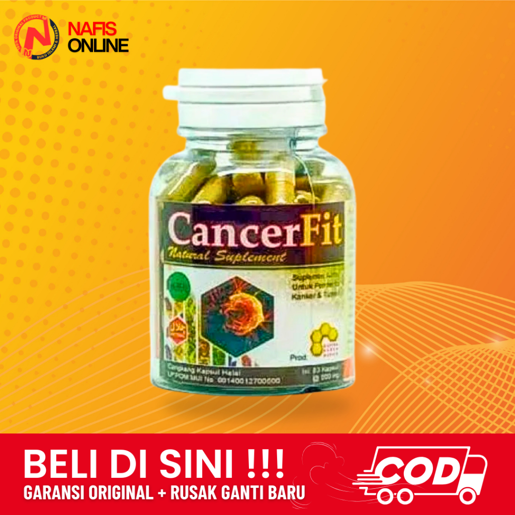 CancerFit 83 Kapsul Herbal Untuk Penyakit Kanker & Tumor | Herbal Cancer Fit Original