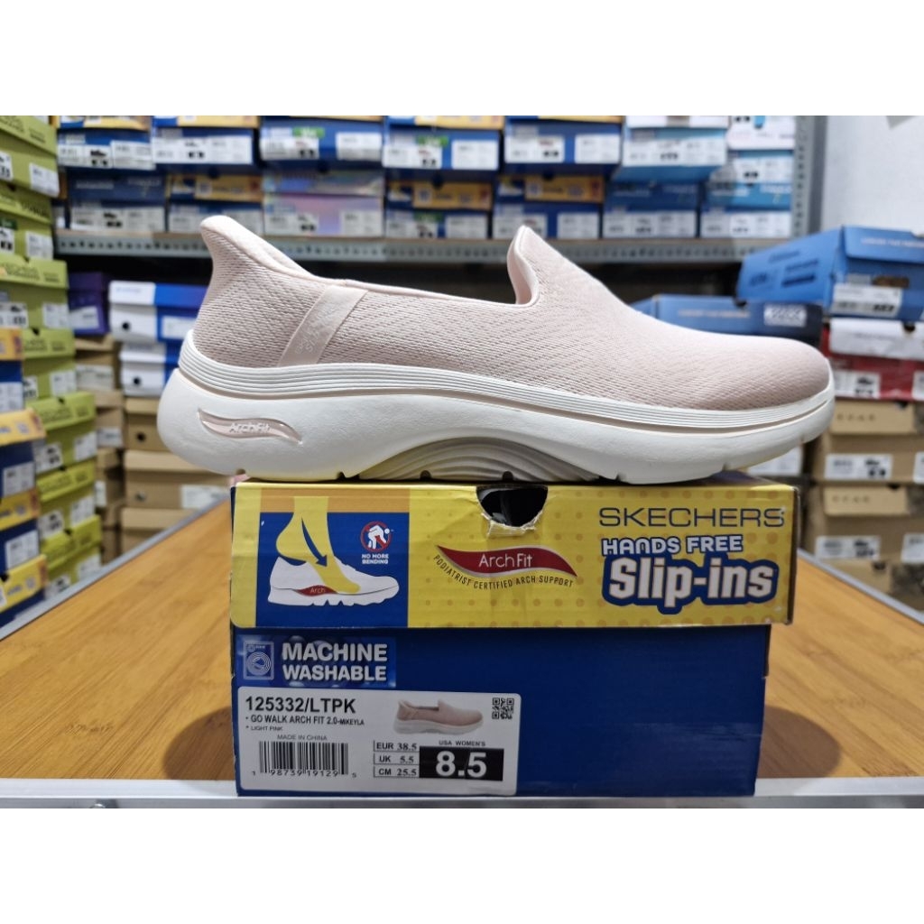 Jual New Limitied Skechers Go Walk Arch Fit 2.0 Mikeyla Slip Ins Shoes ...