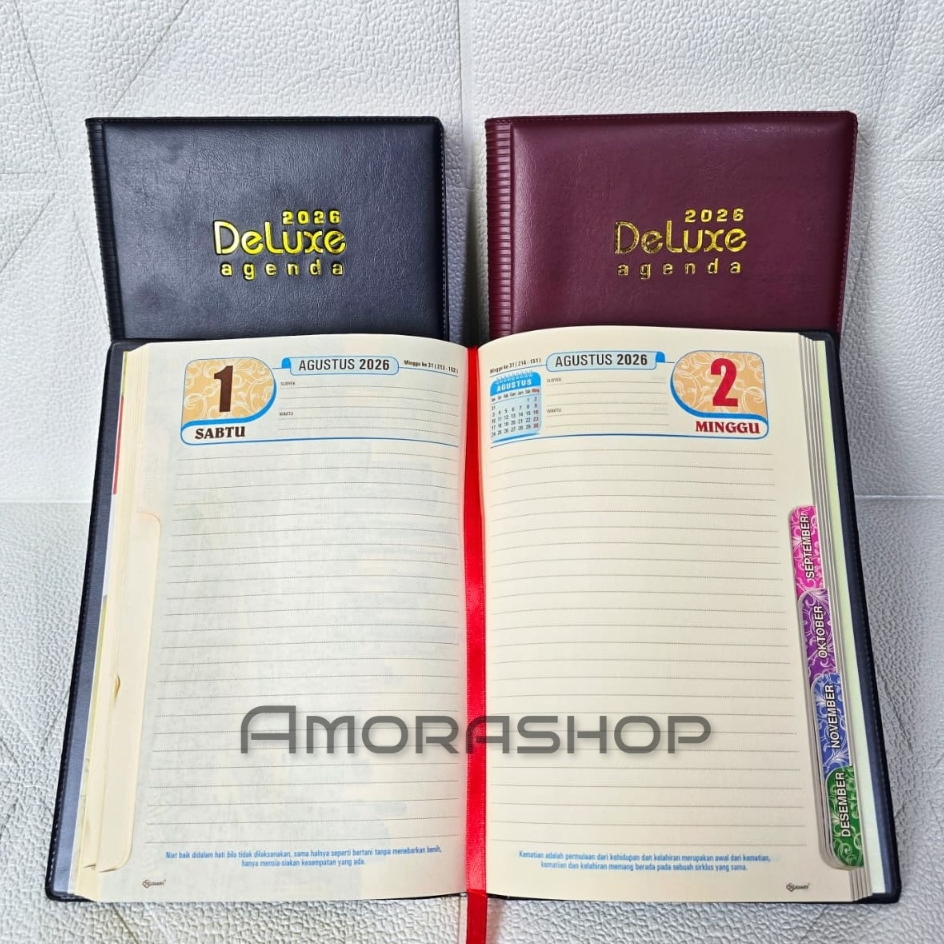 Jual Agenda Deluxe 2026 Kertas Krem dan Putih | Shopee Indonesia