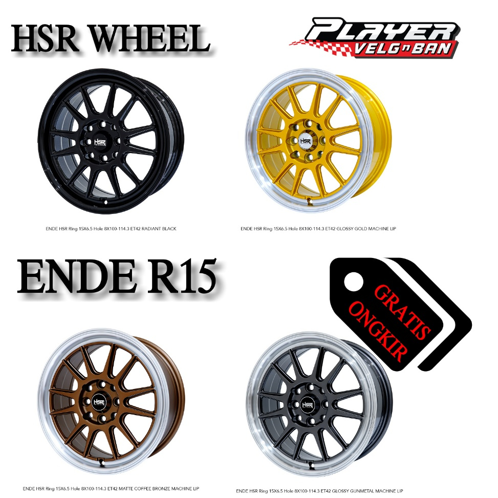 Jual PELEK MOBIL BRIO AGYA AVANZA CONFERO RING15 RATA BODY VELG HSR ...