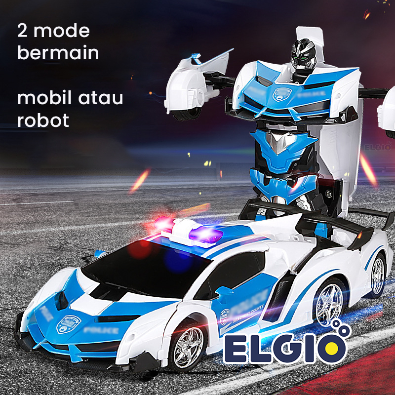 Jual Mainan Mobil RC Berubah Bentuk Robot Remote Control | Shopee Indonesia