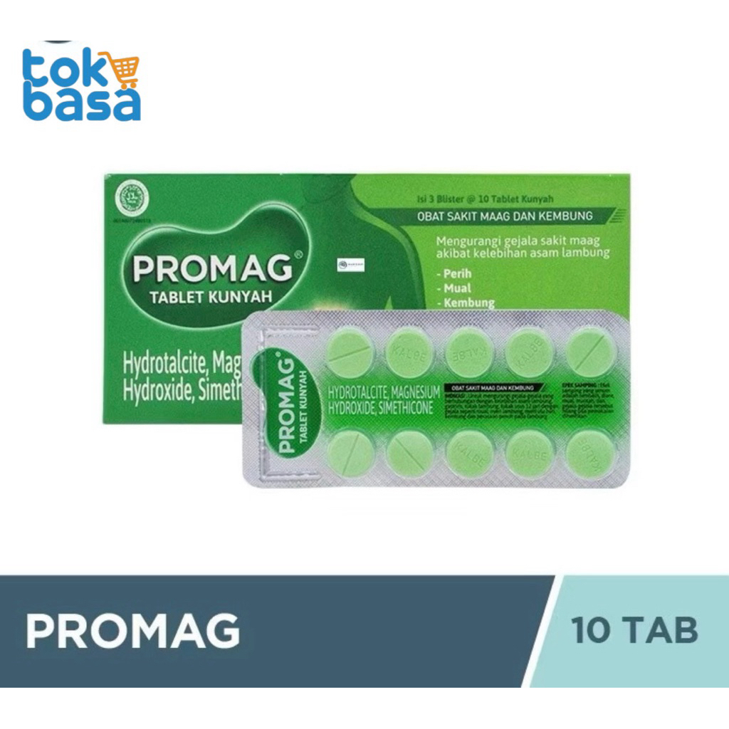 Jual PROMAG TABLET 1BOX @3BLISTER - BPOMN | Shopee Indonesia