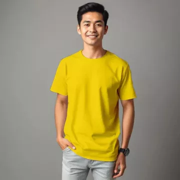 Kaos Polos Premium Pria Wanita – Baju Atasan Oblong Lengan Pendek Unisex