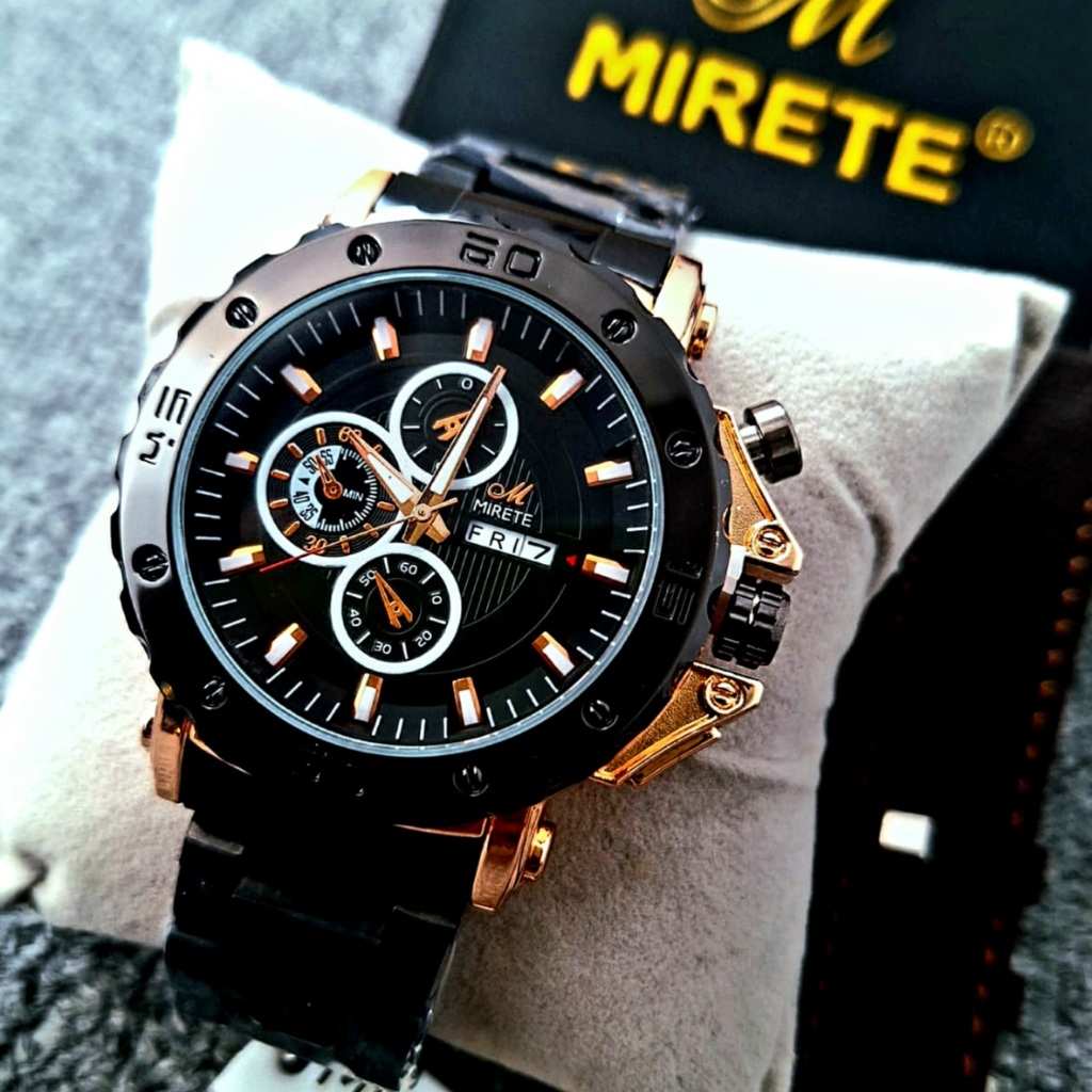 Jual MIRETE Jam Tangan Pria Original Tanggal dan Hari Aktif Tahan Air ...