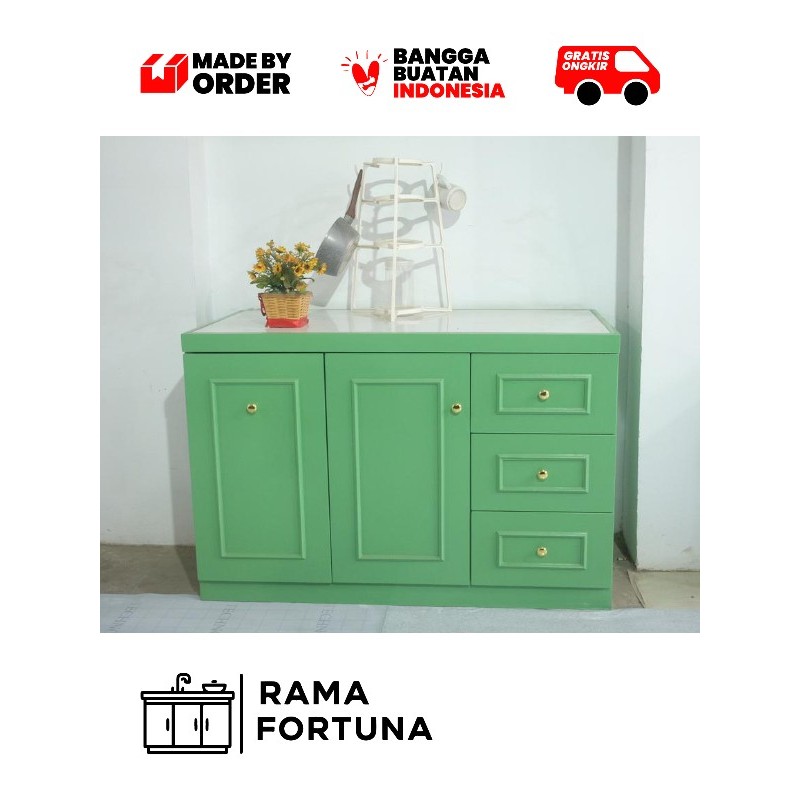 Jual [Rama Fortuna] KSB PROFIL3P Kitchen Set Bawah Minimalis - Lemari ...