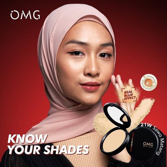 Jual OMG Oh My Glam Coverlast Two Way Cake 12gr - Bedak Padat Kontrol ...