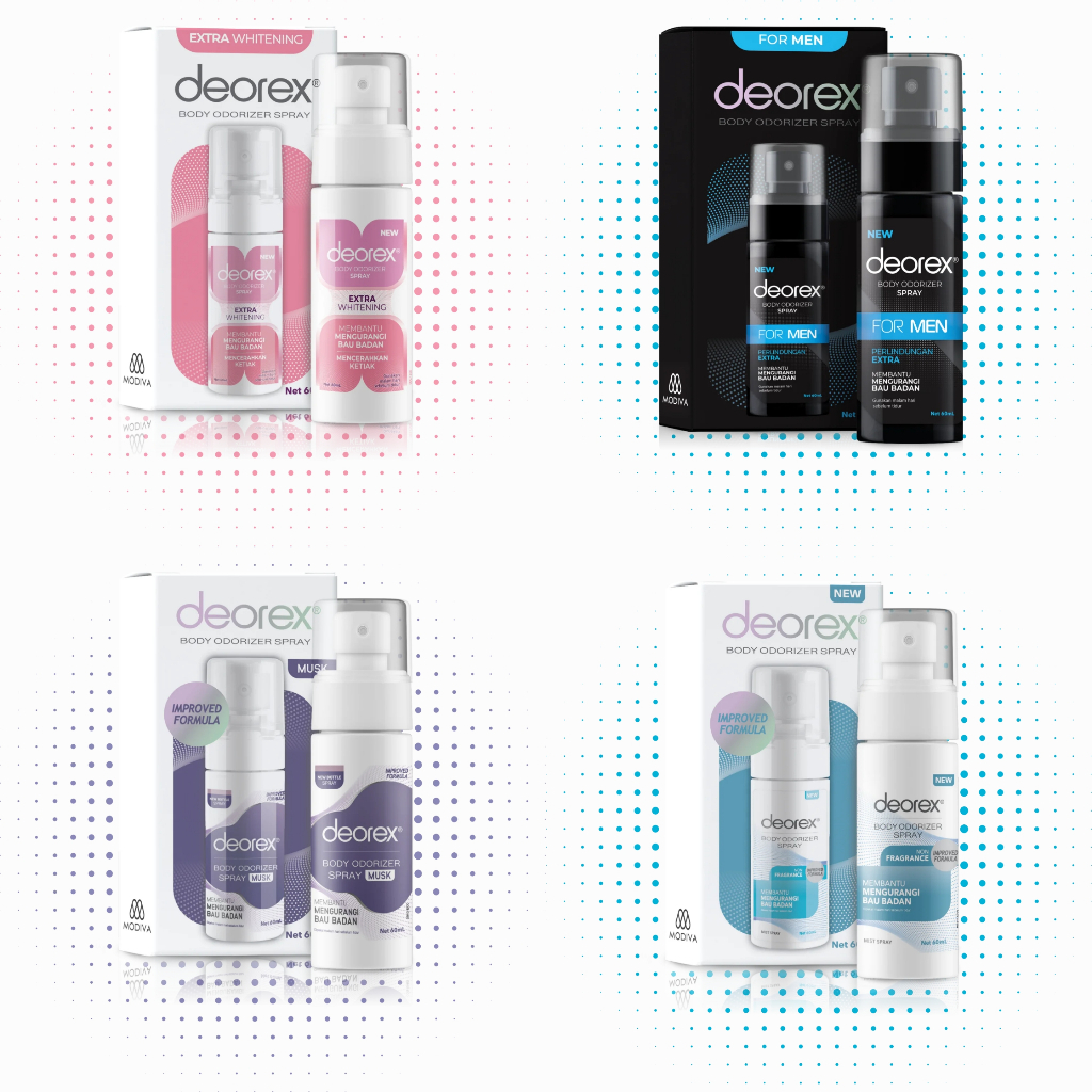 Jual DEOREX Body Odorizer Spray 60 mL- Nonfragrance / Musk / Men ...