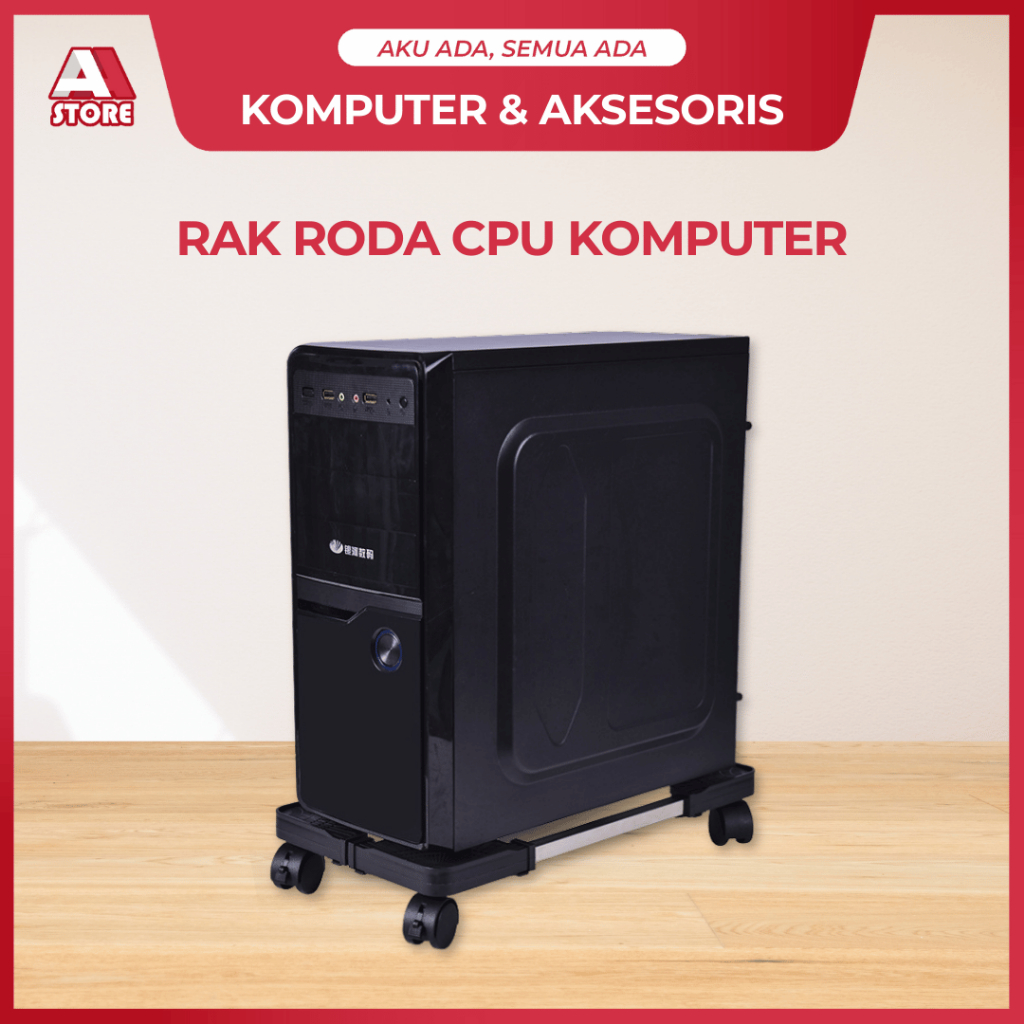 Jual Rak CPU Lebar Adjustable Dengan Roda Mudah Dipindahkan Melindungi ...