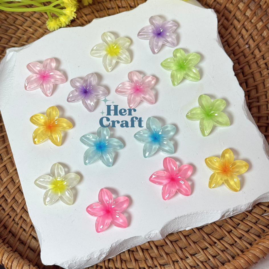 Jual hercraft - resin bunga kamboja bali - mix isi 14pc | Shopee Indonesia