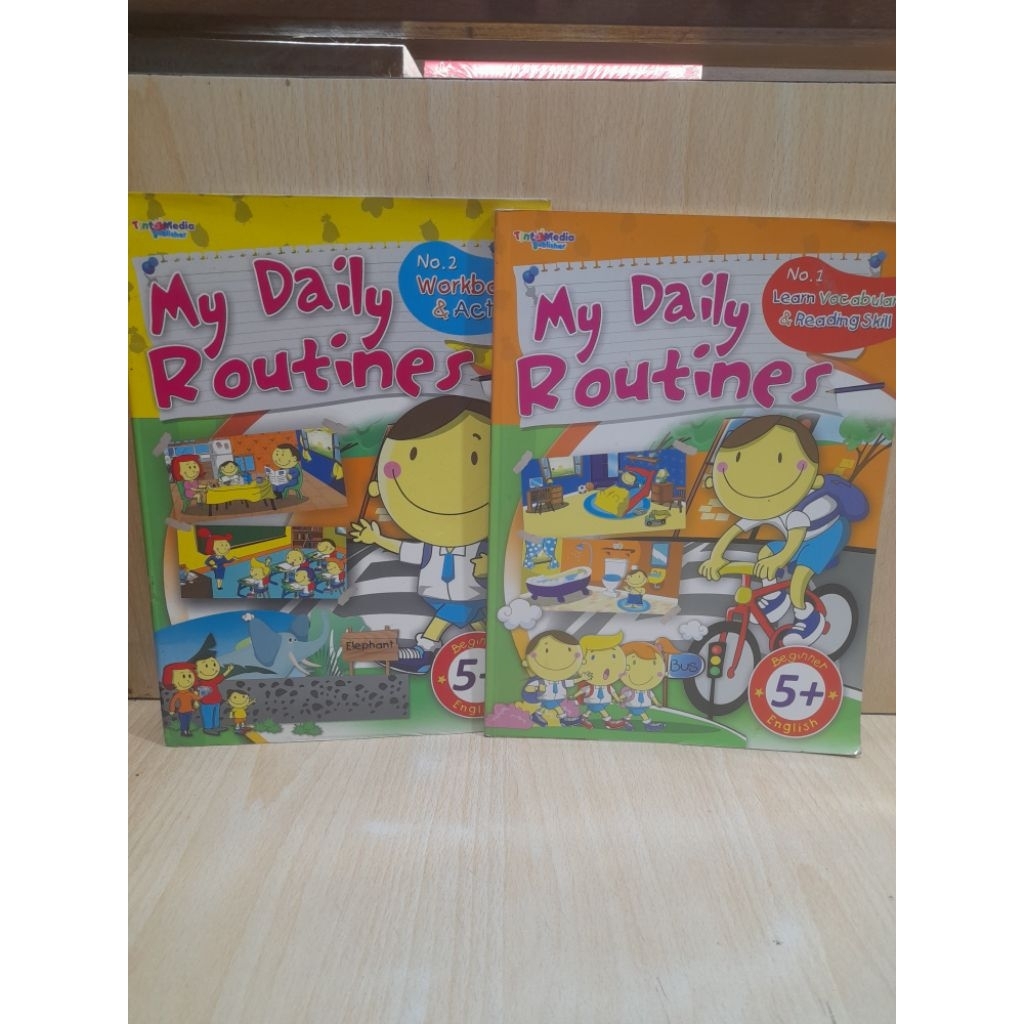 Jual Buku anak ( Pelajaran ) paketan 2buku My Daily Routines No 1 dan 2 ...