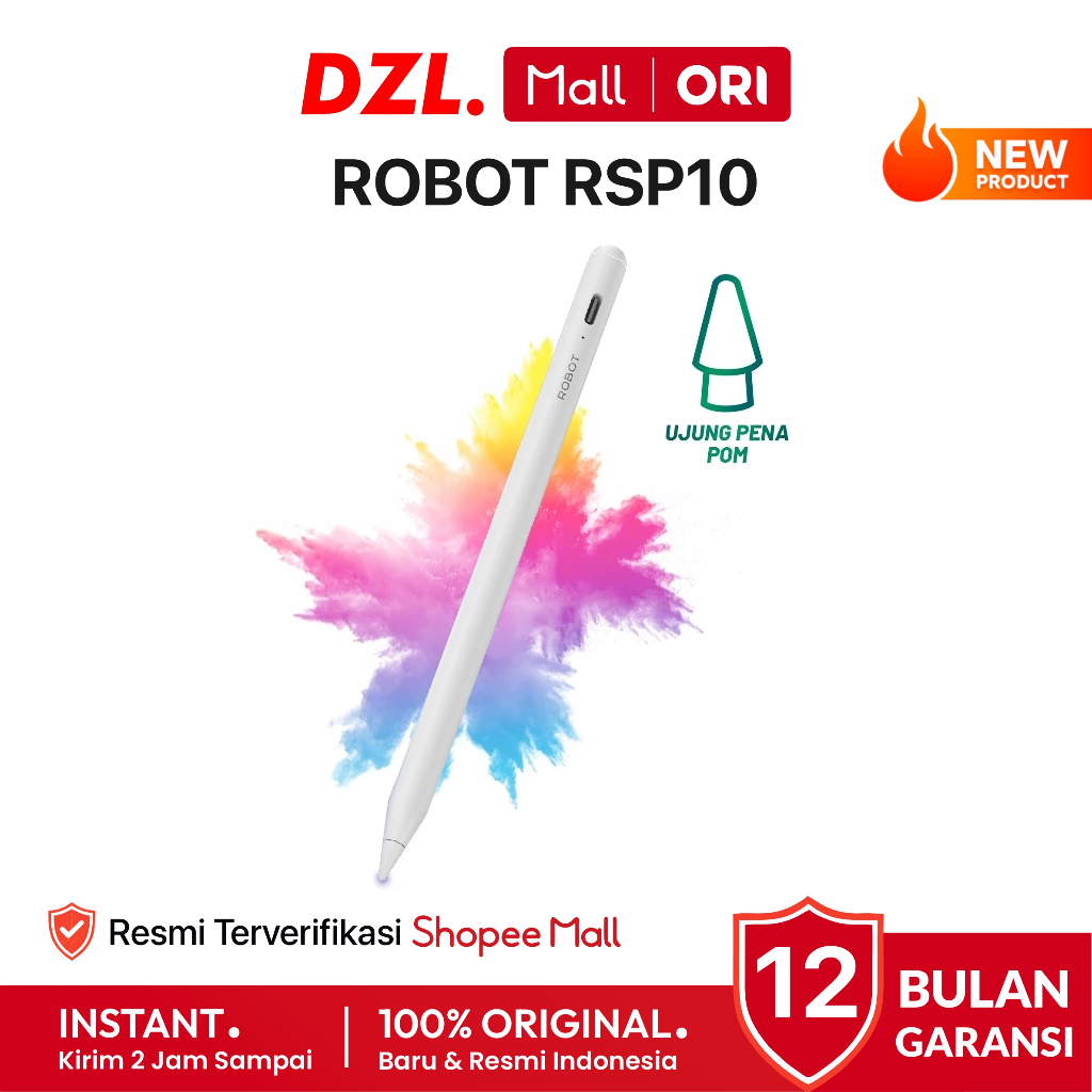 Jual DZL - ROBOT RSP10 Stylus Pen Smart Pencil Universal Active ...