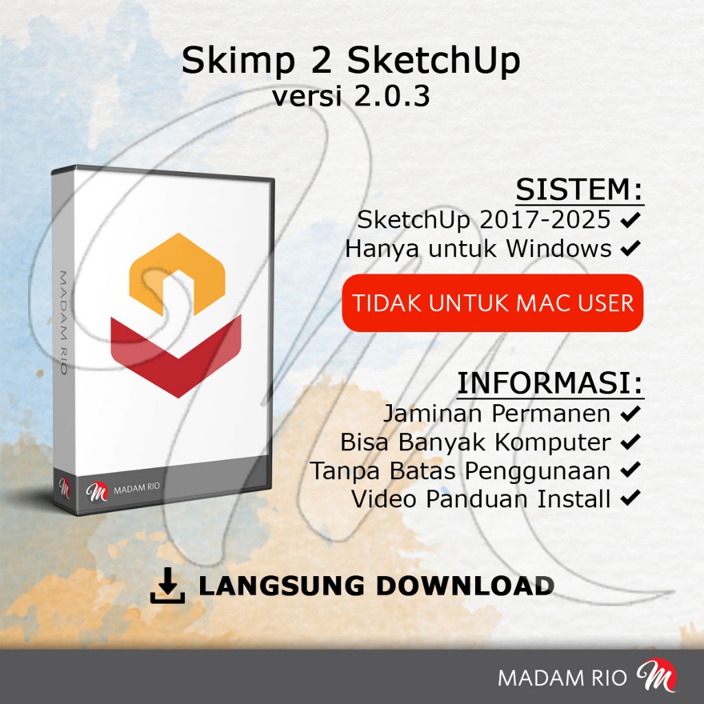 Skimp 2 Sketchup Lisensi Permanen Full Versi Tanpa Batas