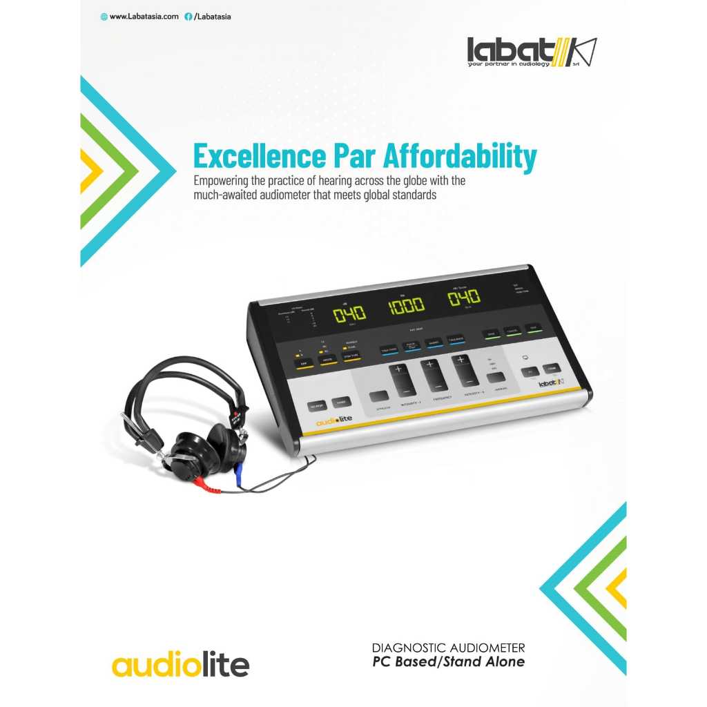Jual AUDIOMETRI LABAT Audiometer Audiolite Pro Test Kit | Shopee Indonesia