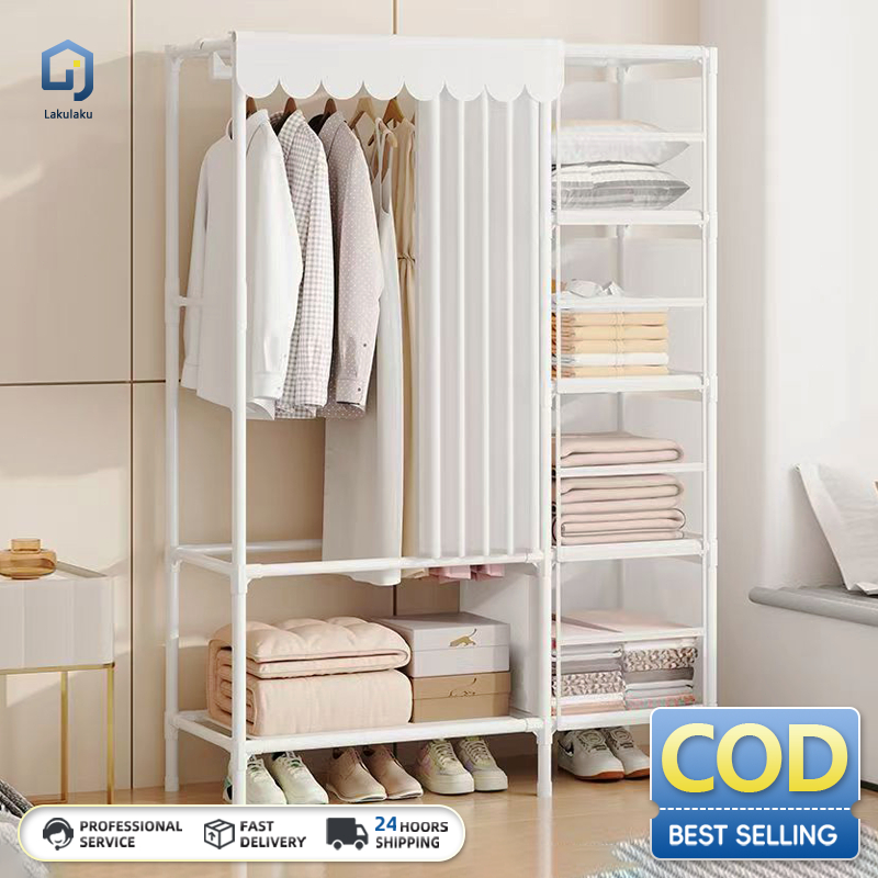 Jual ⭐ COD ⭐ Rak Gantung Serbaguna Rak Pakaian rak baju laci rak baju ...