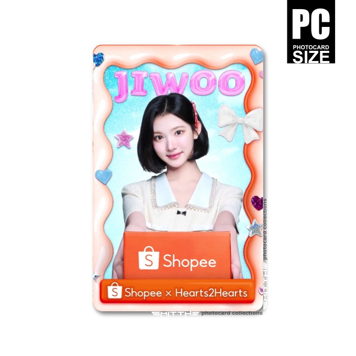 Jual Photocard Hearts2hearts x Shopee Special Edition H2H 2025