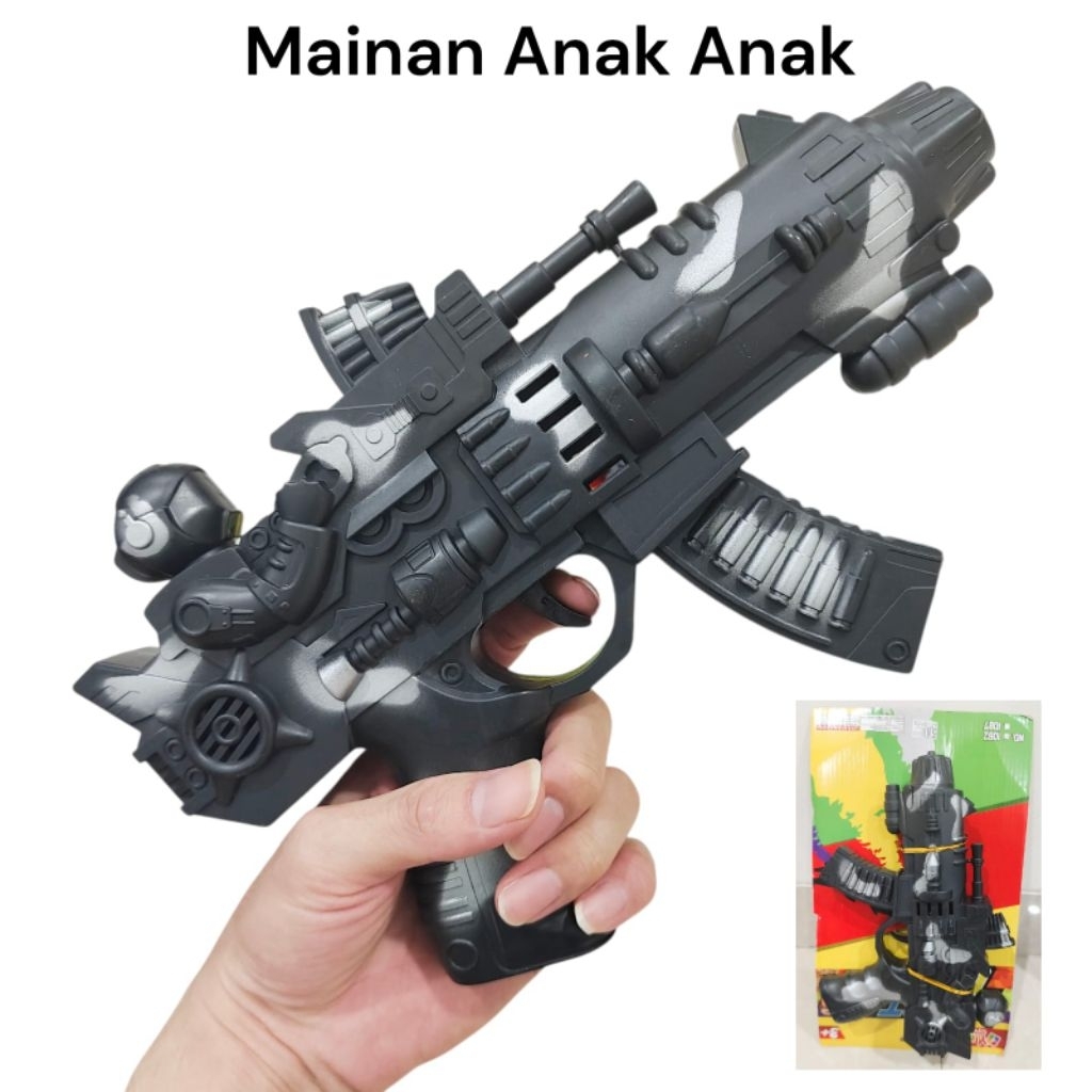 Jual 1181 Mainan Anak / Mainan Pistol Tentara Militer Berbunyi Kretek ...