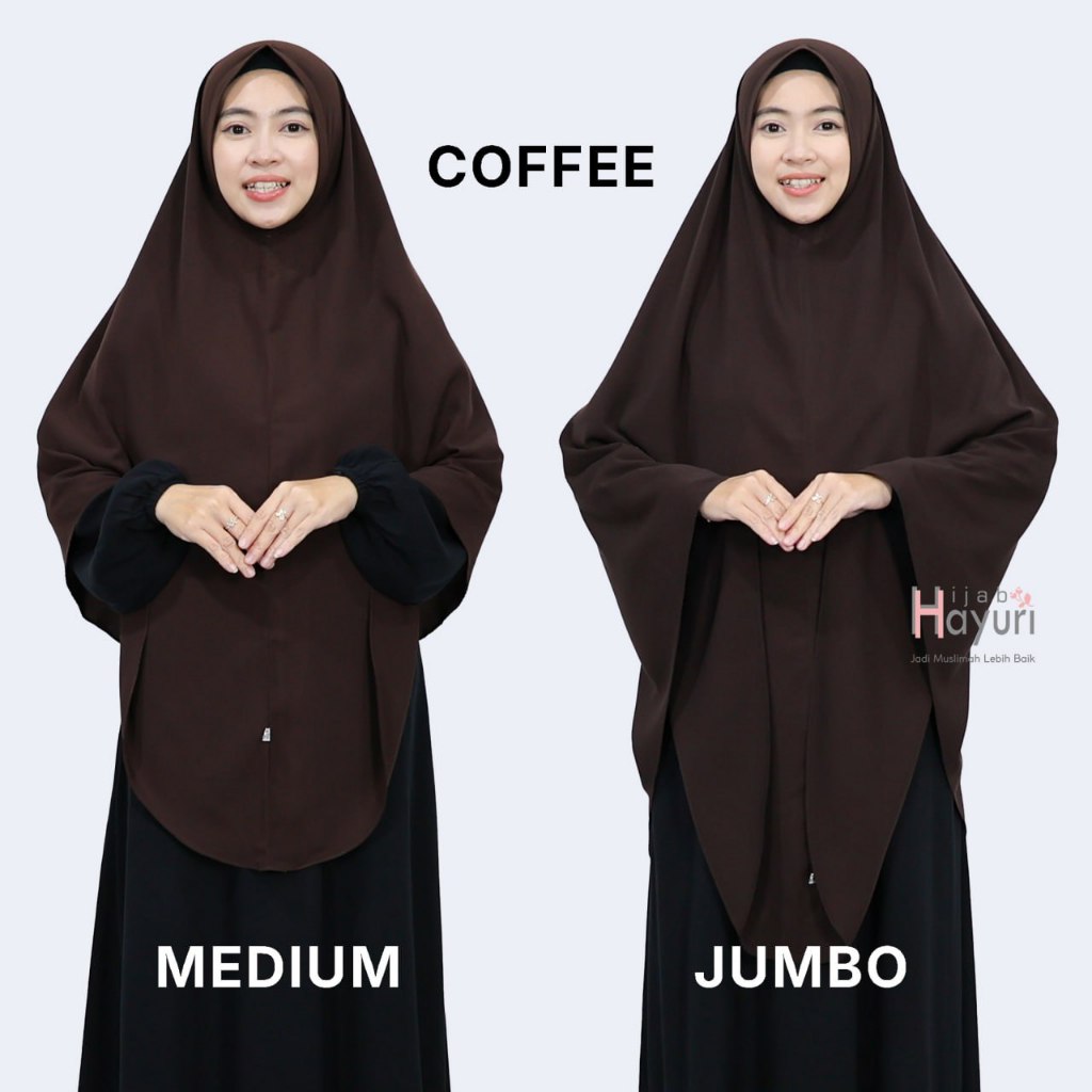 𝗛𝗶𝗷𝗮𝗯 𝗛𝗮𝘆𝘂𝗿𝗶 Bergo Non Pad Wolfis Jumbo Instan Syar'I Bergo Inaya