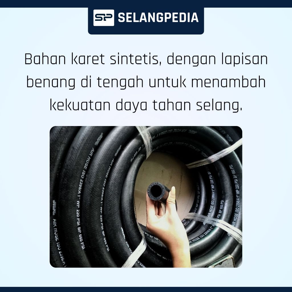 Jual Selang Angin Karet Hitam 1