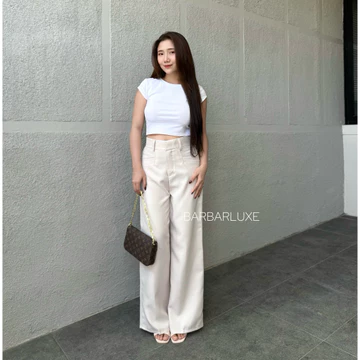 Celana Highwaist Araa Pants Celana Kulot Highwaist Loose Pants Wanita Dewasa Panjang Premium Wol