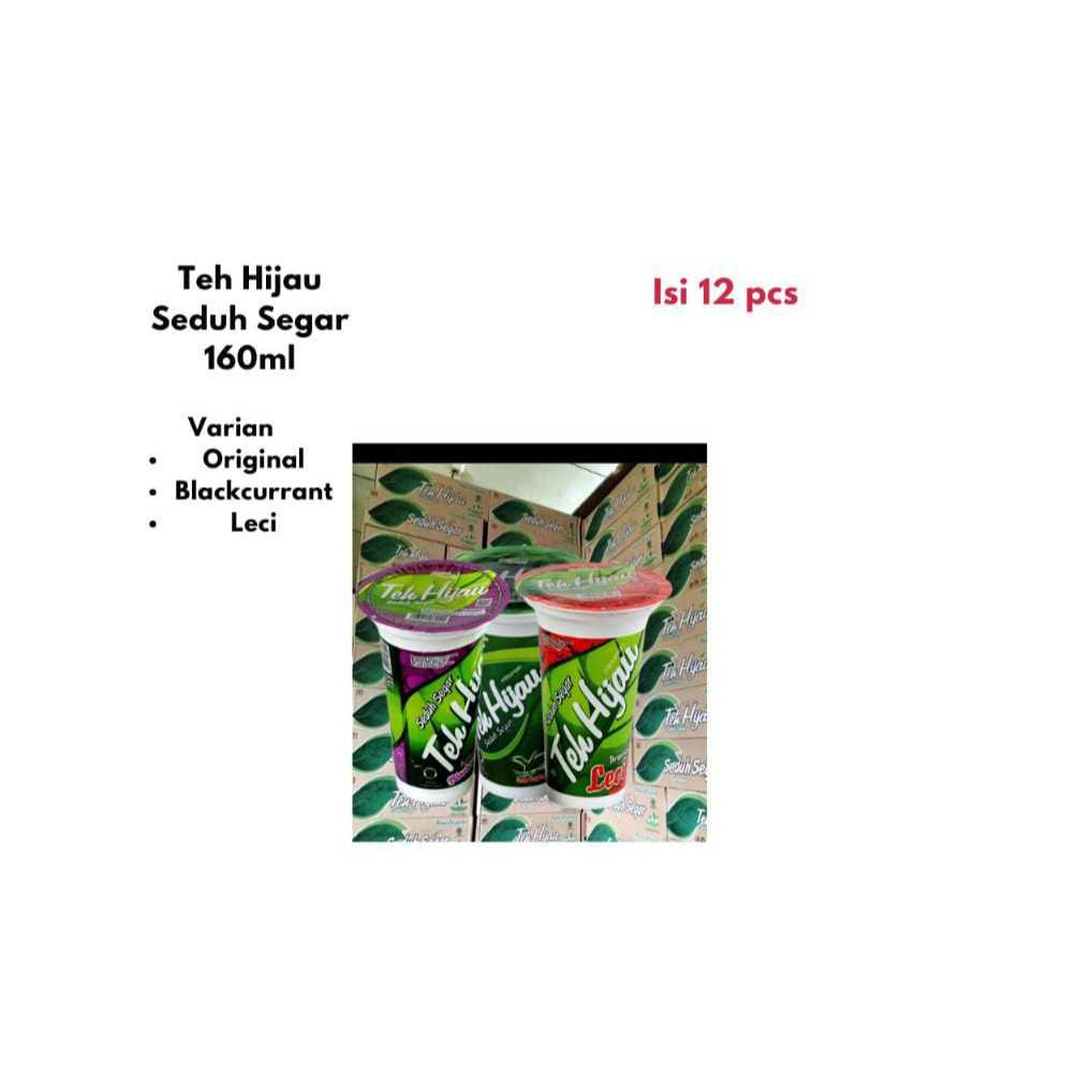 Jual Teh Hijau Seduh Segar Cup 160ml Varian Original, Blackcurrant ...