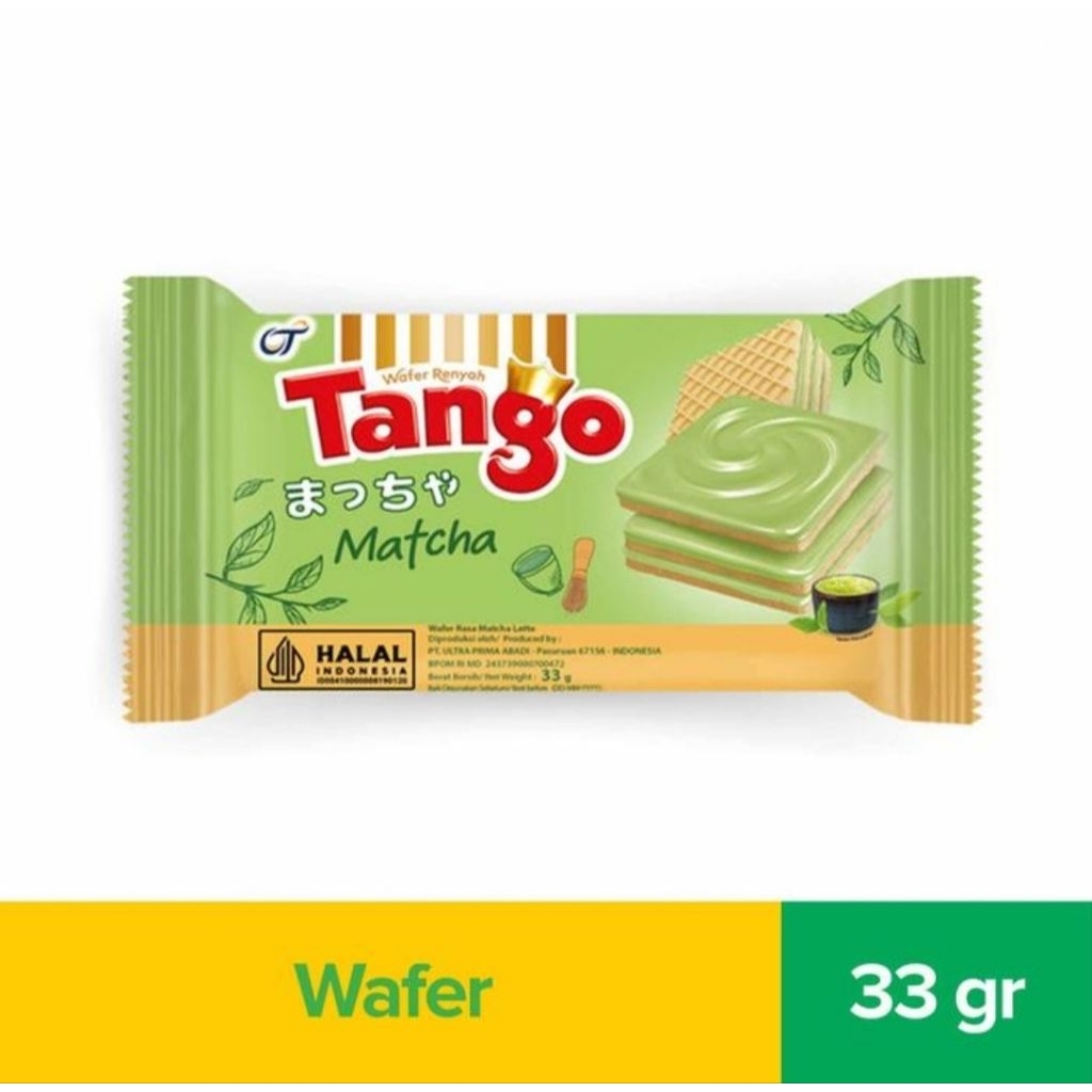 Jual Tango Wafer Rasa Matcha 33 gram | Shopee Indonesia