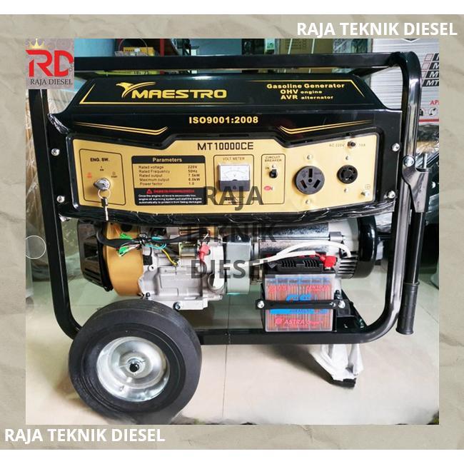 Jual Maestro Genset Bensin 8000 7800 Watt Gasoline Generator 10 Kva ...