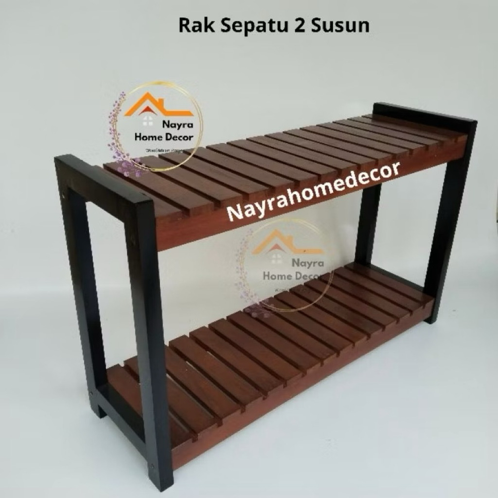 Jual Rak Sepatu 2 Susun Minimalis 60x25x40cm | Shopee Indonesia