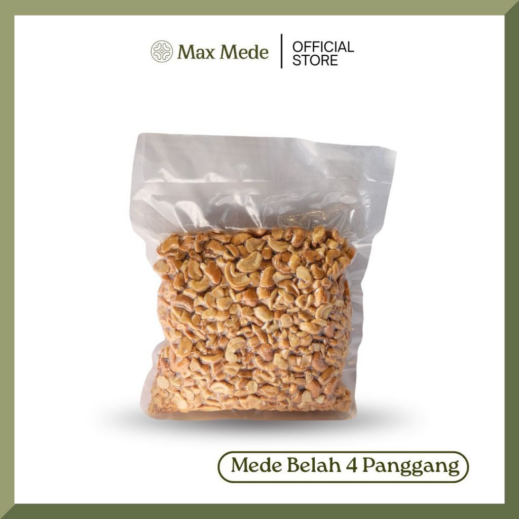 Jual Max Mede - Kacang Mede Panggang Premium LWP Belah 4 1kg Snack ...